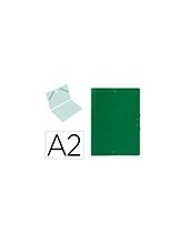 CARPETA PLANOS CARTON DIN A2 VERDE 2