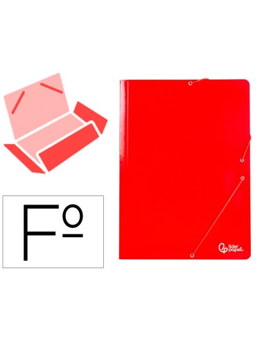 CARPETA  GOMAS FL. 3 SOLAPAS CARTON PLAST.RJ.