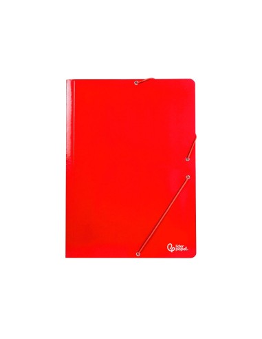 CARPETA  GOMAS FL. 3 SOLAPAS CARTON PLAST.RJ.