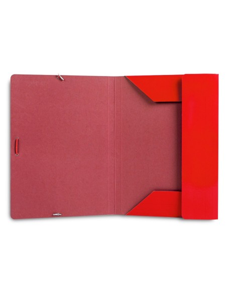 CARPETA  GOMAS FL. 3 SOLAPAS CARTON PLAST.RJ.