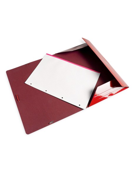 CARPETA  GOMAS FL. 3 SOLAPAS CARTON PLAST.RJ.