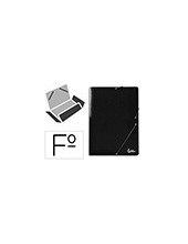 CARPETA  GOMAS FL. 3 SOLAPAS CARTON PLAST.NG. 2