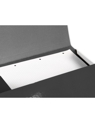 CARPETA  GOMAS FL. 3 SOLAPAS CARTON PLAST.NG.
