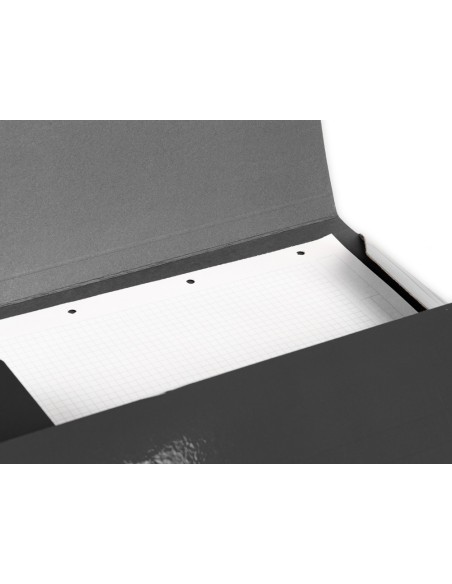 CARPETA  GOMAS FL. 3 SOLAPAS CARTON PLAST.NG.