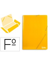 CARPETA  GOMAS FL. 3 SOLAPAS CARTON PLAST.AM.
