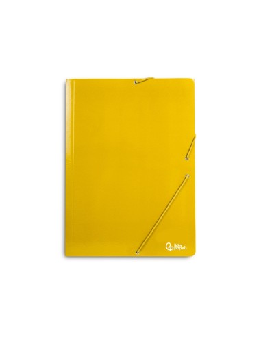 CARPETA  GOMAS FL. 3 SOLAPAS CARTON PLAST.AM.