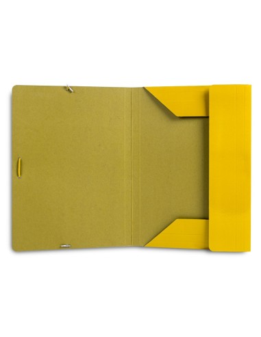 CARPETA  GOMAS FL. 3 SOLAPAS CARTON PLAST.AM.