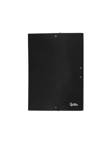 CARPETA PROYECTOS LOMO 3 CM NEGRA