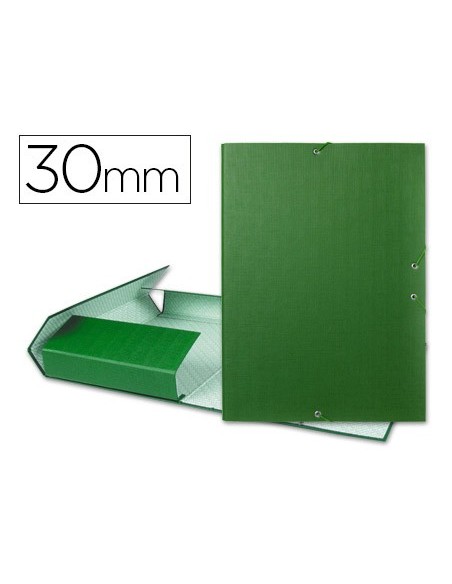 CARPETA PROYECTOS LOMO 3 CM VERDE