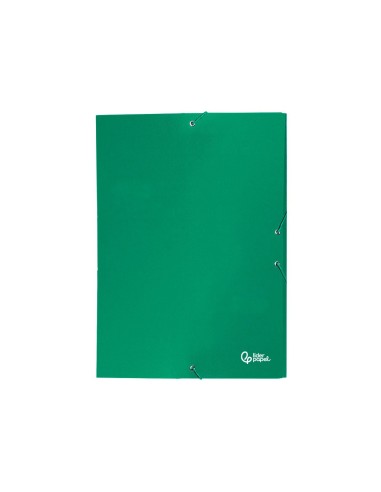 CARPETA PROYECTOS LOMO 3 CM VERDE