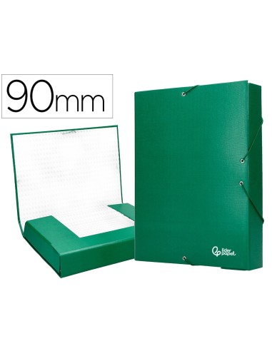 CARPETA PROYECTOS LOMO 9 CM VERDE
