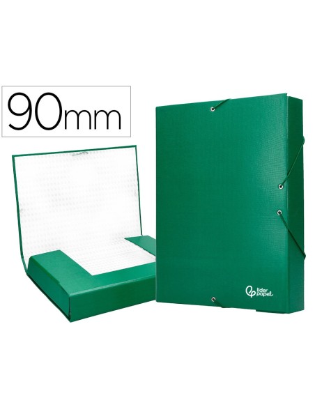 CARPETA PROYECTOS LOMO 9 CM VERDE