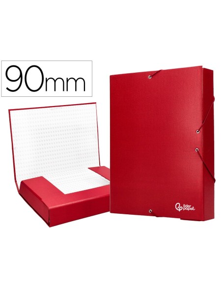 CARPETA PROYECTOS LOMO 9 CM ROJA