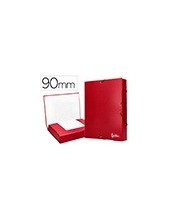 CARPETA PROYECTOS LOMO 9 CM ROJA 2