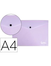 CARPETA DOSSIER BROCHE PP.A4 LAVANDA OPACO 50 H.