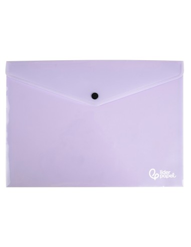CARPETA DOSSIER BROCHE PP.A4 LAVANDA OPACO 50 H.