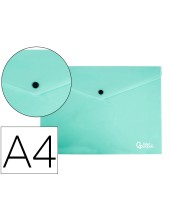 CARPETA DOSSIER BROCHE PP. A4 VE. MANZANA OPACO 50H.
