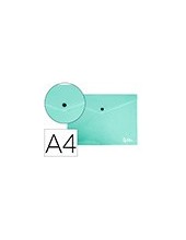 CARPETA DOSSIER BROCHE PP. A4 VE. MANZANA OPACO 50H. 2