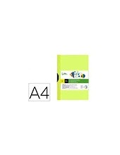 CARPETA DOSSIER PINZA LAT.PP. A4 AM. FLUOR OPACO 30H. DESLIZANTE 2