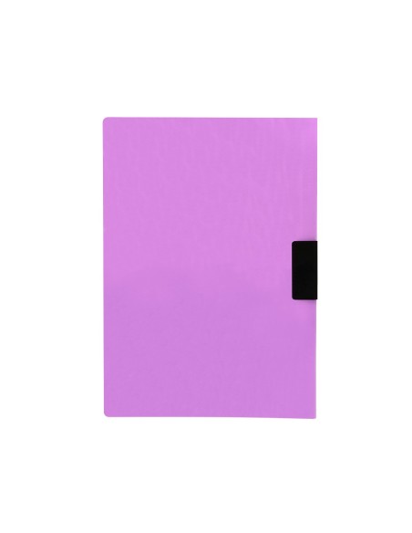 CARPETA DOSSIER PINZA LAT.PP. A4 LAVANDA OPACO 30H. PINZA DESLIZANTE