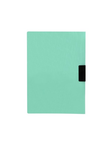 CARPETA DOSSIER PINZA LATERAL PP.A4 VE.MANZ.OPACO 30 H.PINZA DESLIZ.