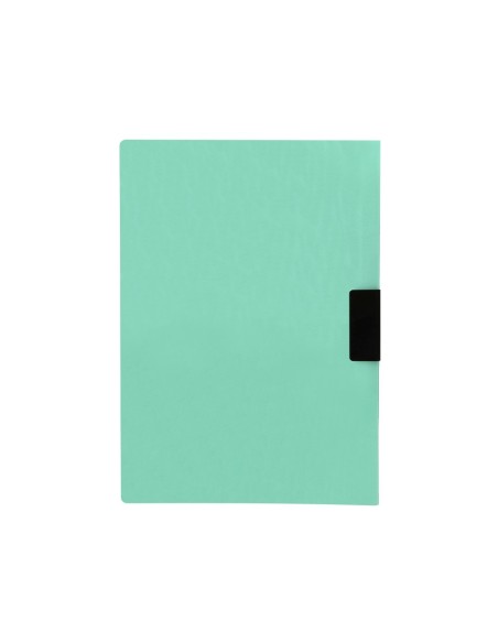 CARPETA DOSSIER PINZA LATERAL PP.A4 VE.MANZ.OPACO 30 H.PINZA DESLIZ.