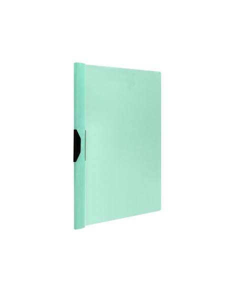 CARPETA DOSSIER PINZA LATERAL PP.A4 VE.MANZ.OPACO 30 H.PINZA DESLIZ.