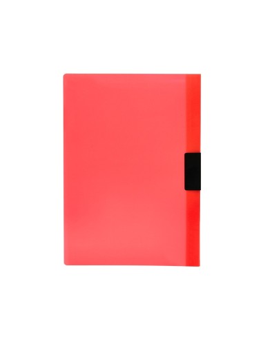 CARPETA DOSSIER PINZA LATERAL PP.A4 RJ.TRANSLUCIDO 60 H.PINZA DESLIZ.