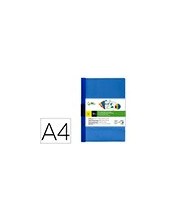 CARPETA DOSSIER PINZA LAT.PP. A4 AZ. TRANS.60H. PINZA DESLIZANTE 2