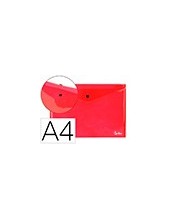CARPETA BEAUT.DOSSIER BROCHE 34040 PP DIN A4 ROJA TPTE.-50 H. 2