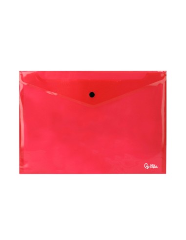CARPETA BEAUT.DOSSIER BROCHE 34040 PP DIN A4 ROJA TPTE.-50 H.