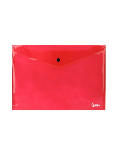 CARPETA BEAUT.DOSSIER BROCHE 34040 PP DIN A4 ROJA TPTE.-50 H.