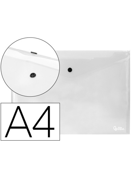 CARPETA BEAUT.DOSSIER BROCHE 34044 PP DIN A4 INCOLORA 50 H.