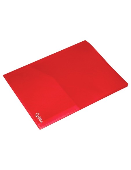 CARPETA BEAUT.DOSSIER DOS BOLSAS CANGUROS 45680 PP DIN A4 ROJA