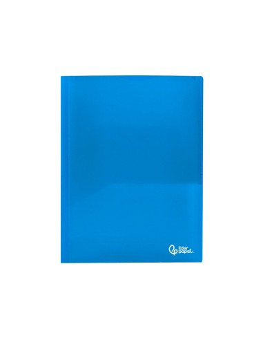 CARPETA BEAUT.DOSSIER DOS BOLSAS CANGUROS 45682 PP DIN A4 AZUL