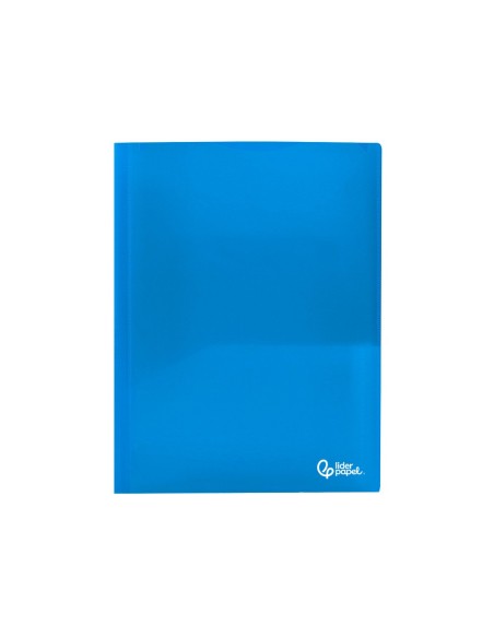 CARPETA BEAUT.DOSSIER DOS BOLSAS CANGUROS 45682 PP DIN A4 AZUL