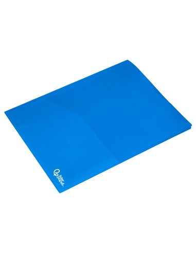 CARPETA BEAUT.DOSSIER DOS BOLSAS CANGUROS 45682 PP DIN A4 AZUL