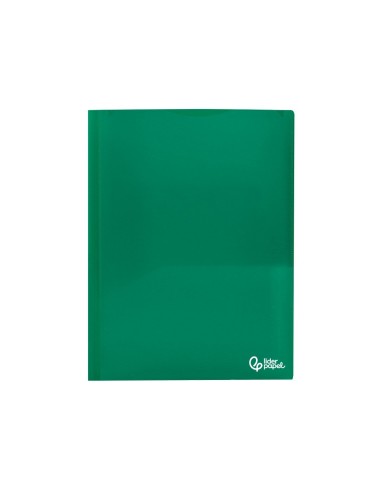 CARPETA BEAUT.DOSSIER DOS BOLSAS CANGUROS 45683 PP DIN A4 VERDE