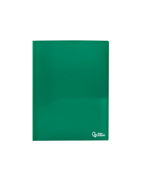 CARPETA BEAUT.DOSSIER DOS BOLSAS CANGUROS 45683 PP DIN A4 VERDE