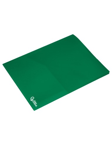 CARPETA BEAUT.DOSSIER DOS BOLSAS CANGUROS 45683 PP DIN A4 VERDE
