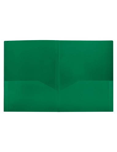 CARPETA BEAUT.DOSSIER DOS BOLSAS CANGUROS 45683 PP DIN A4 VERDE