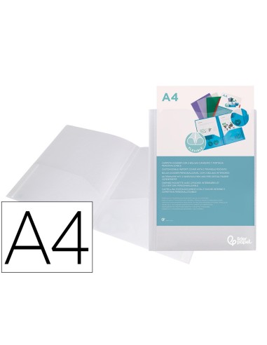 CARPETA BEAUT.DOSSIER DOS BOLSAS CANGUROS 45684 PP DIN A4 TPTE.