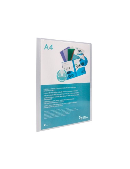 CARPETA BEAUT.DOSSIER DOS BOLSAS CANGUROS 45684 PP DIN A4 TPTE.