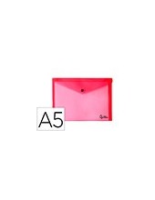 CARPETA BEAUT.DOSSIER BROCHE 34350 PP DIN A5 ROJA TPTE. 2
