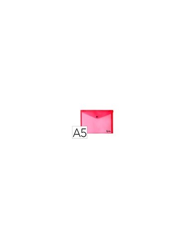 CARPETA BEAUT.DOSSIER BROCHE 34350 PP DIN A5 ROJA TPTE.