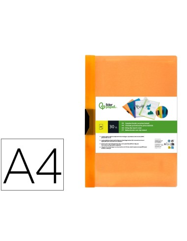 CARPETA BEAUT.DOSSIER PINZA LATERAL 45301 PP DIN A4 NARANJA 30 H.PINZ