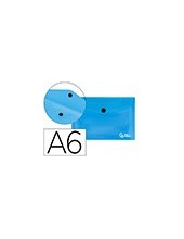 CARPETA BEAUT.DOSSIER BROCHE 44232 PP DIN A6 AZUL SERIE FROSTY 2