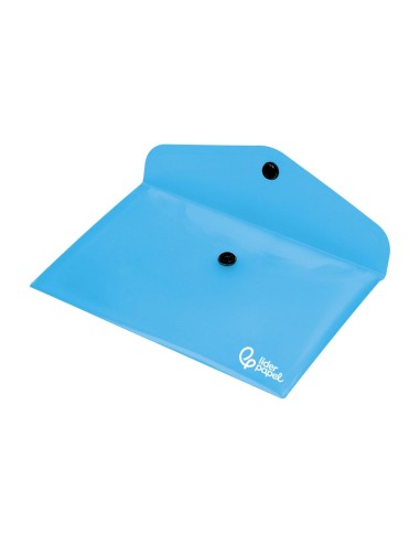 CARPETA BEAUT.DOSSIER BROCHE 44232 PP DIN A6 AZUL SERIE FROSTY