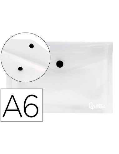 CARPETA BEAUT.DOSSIER BROCHE 44234 PP DIN A6 INCOLORA SERIE FROSTY