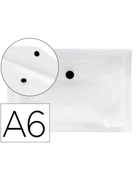 CARPETA BEAUT.DOSSIER BROCHE 44234 PP DIN A6 INCOLORA SERIE FROSTY
